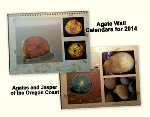Photo of Patricks Agates and Jasper of the Oregon Coast Calendars!